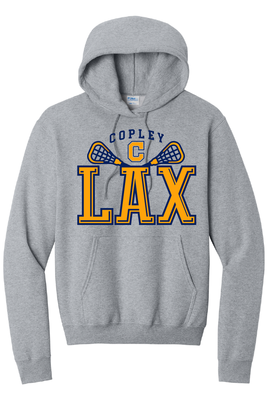 LAX ATHLETIC GRAY HOODIE