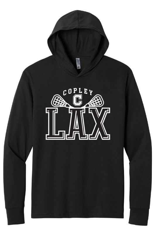 LIGHT HOODED PULLOVER BLACK
